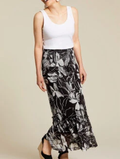 Tribal Convertible Sundress 6 Tribal Convertible Sundress -Chantelle Sales Store TribalConvertibleSundressBlackWhite65760 2401FrontSkirt