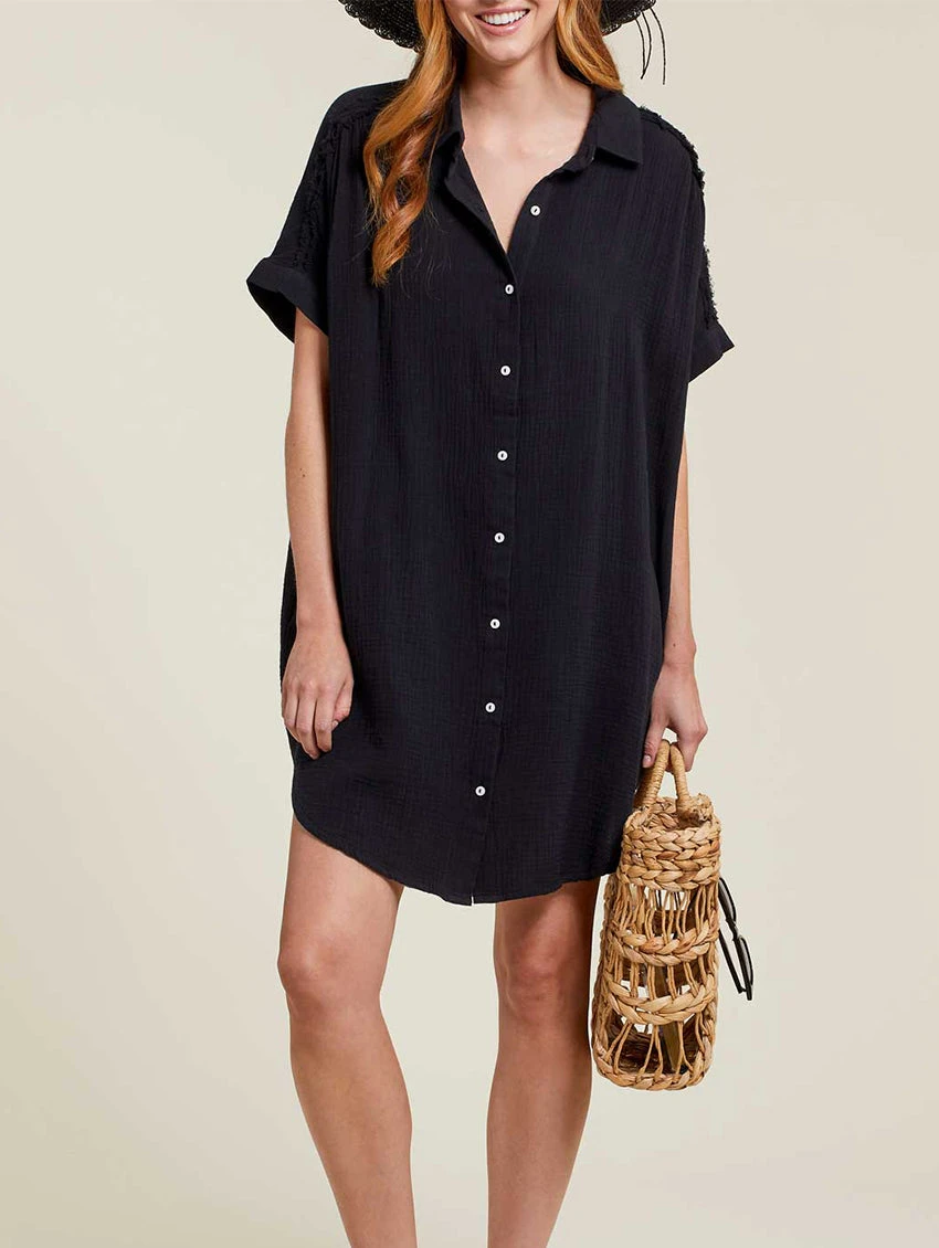 Tribal Dolman Short Sleeve Dress 1 Tribal Dolman Short Sleeve Dress