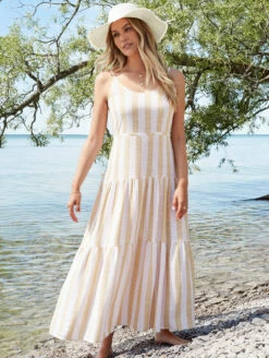 Tribal Tie Back Maxi Dress