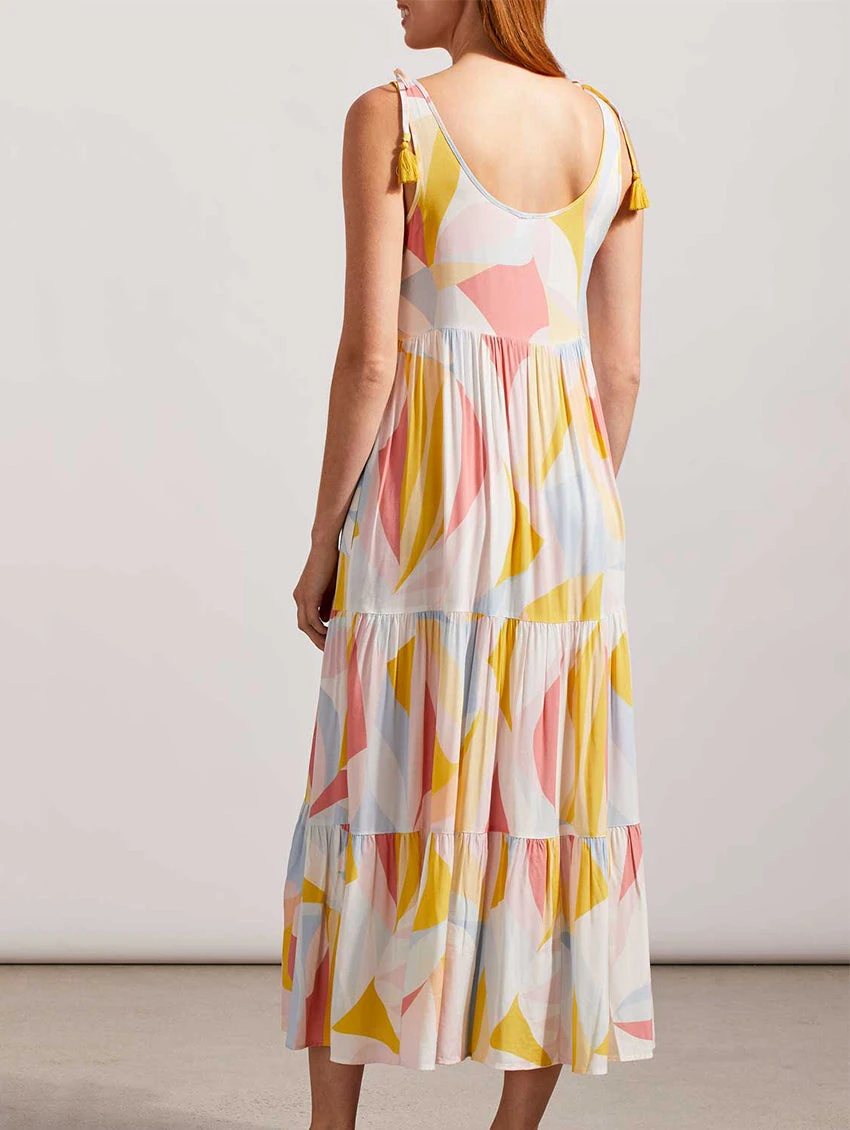 Tribal Tiered Maxi Dress 4 Tribal Tiered Maxi Dress - Image 4