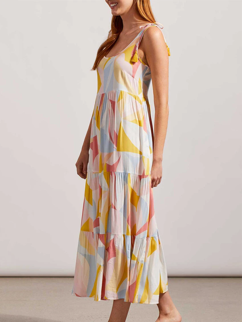 Tribal Tiered Maxi Dress 3 Tribal Tiered Maxi Dress - Image 3
