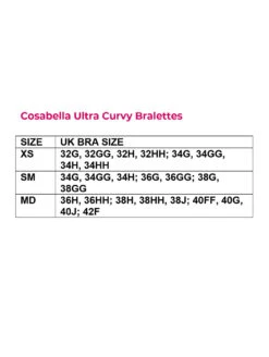 Cosabella Never Say Never Ultra Curvy Sweetie Bralette 7 Cosabella Never Say Never Ultra Curvy Sweetie Bralette -Chantelle Sales Store UltraCurvySizeChartCarousel 5db7a2d1 4bac 4ad4 96af c497e46e2f49