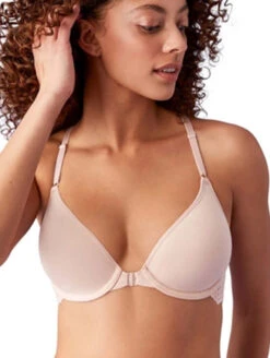 B.Tempt'd Inspired Eyelet Front Closure Bra 5 B.Tempt'd Inspired Eyelet Front Closure Bra -Chantelle Sales Store btemptdInspiredEyeletFrontCloseBraRoseSmoke953219FrontAlt