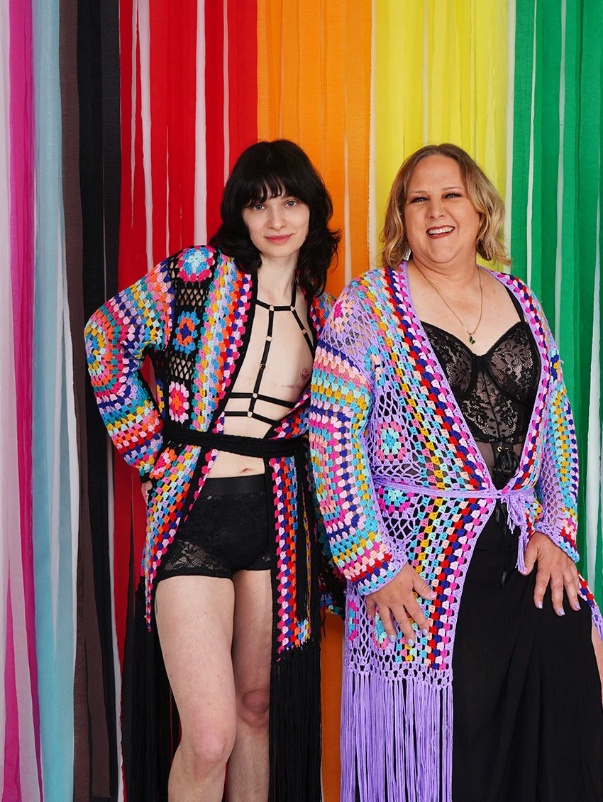 Long Sleeve Crochet Fringe Robe 1 Long Sleeve Crochet Fringe Robe